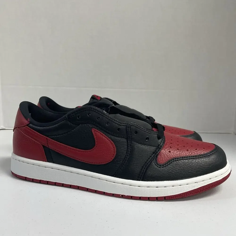 Air Jordan 1 Retro Low OG Banned 2026 IW6276 001 Size 13 Black Red Bred Low Top